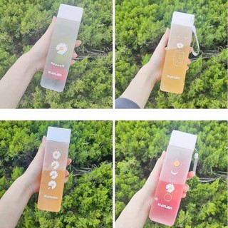Bình nước hoa cúc 500ml & Bình nước silicone có thể gấp gọn tiện dụng