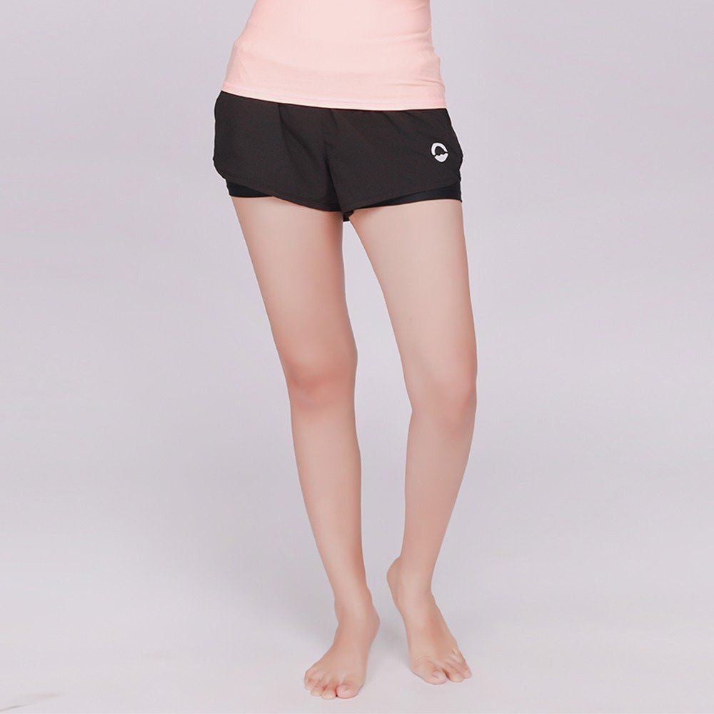 Quần Short Nữ Sobie 2layer Black