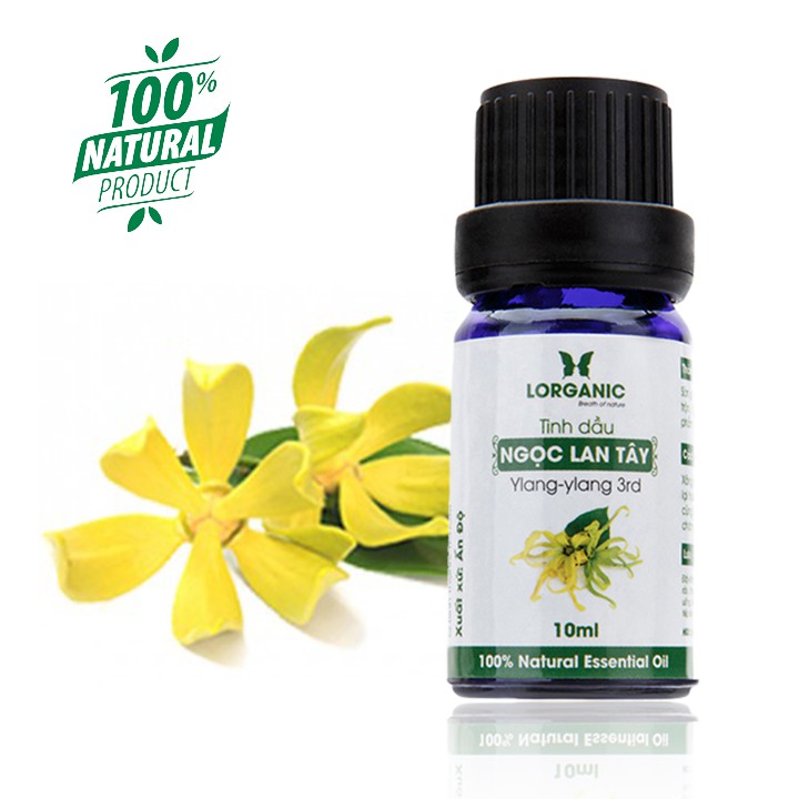 Tinh dầu ngọc lan tây Ylang-Ylang 100% Natural Essential Oil 10ml