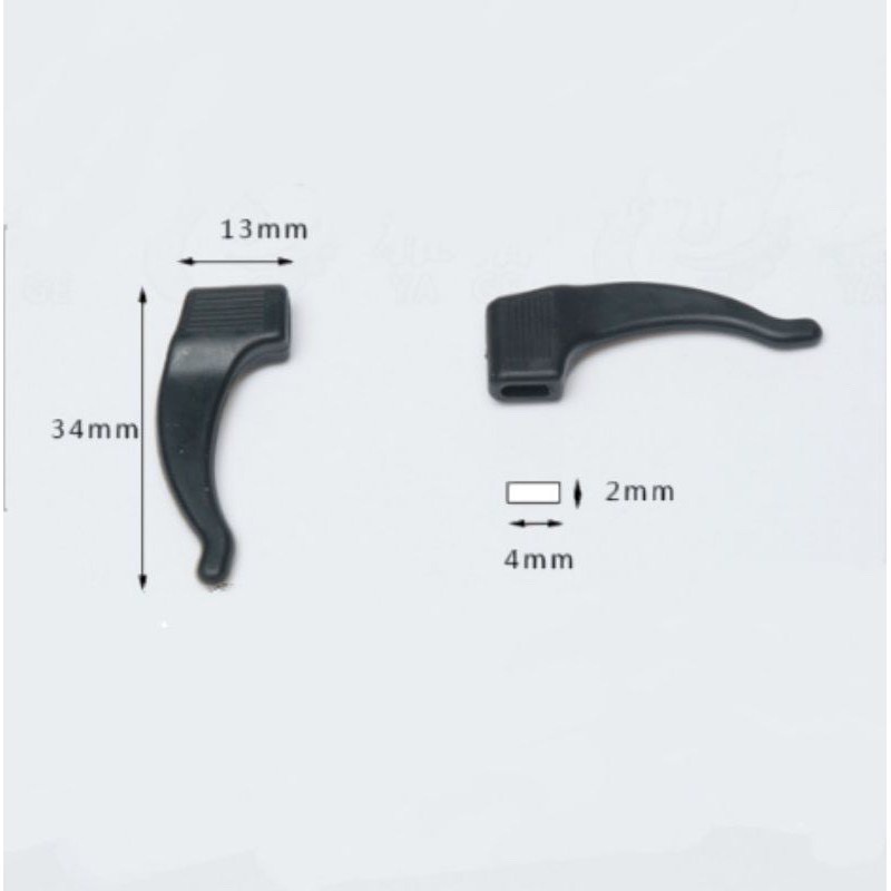 Miếng Đệm Silicon Chống Trượt Dành Cho Hầu Hết Mọi Loại Kính - Êm Tai - 1 Cặp 2 Miếng