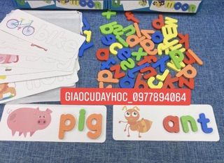 BỘ XẾP CHỮ GỖ ĐÁNH VẦN(SPELLING GAME)