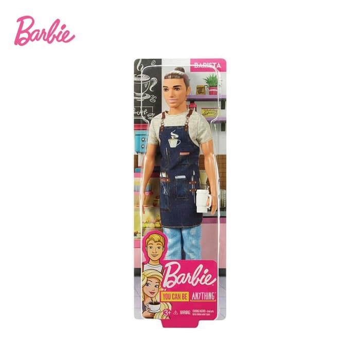 Búp Bê Barbie Ken Barista Thiết Kế Dễ Thương Cho Bé Gái