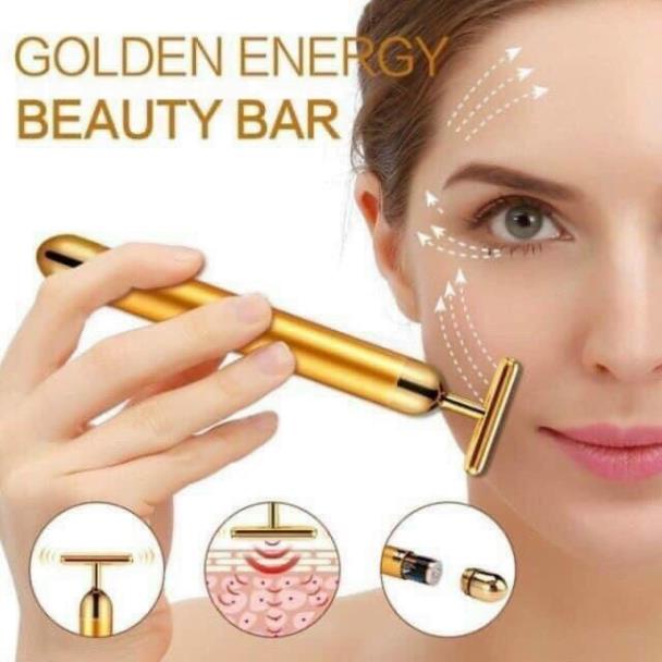 SERUM TINH CHẤT VÀNG 24K ÚC TẶNG KÈM THANH LĂN PIN