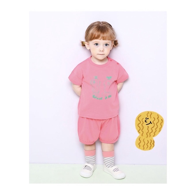 Set MilkMile xuất Hàn dư xịn cho bé gái siêu đáng yêu