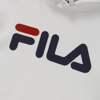 [CHÍNH HÃNG] F.ila Linear Logo Basic Hoodie White