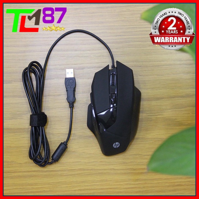 Chuột Máy Vi Tính Laptop Mouse Chơi Game HP G200 Đèn LED RGB - Chuột Gaming Có Dây Chuyên Game