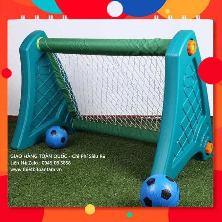 ( hàng giá rẻ )  Khung thành bóng đá mini dùng cho bé mẫu giáo tập chơi môn thế thao bóng đá