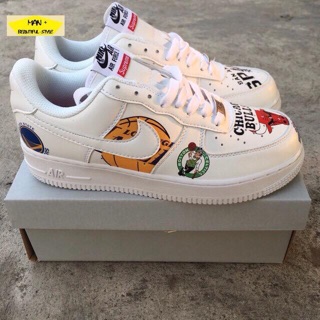 Full Box Giay Nike Air Force 1 Supreme Chicago Bulls Trắng ảnh Thật Giảm Chỉ Con 800 000 đ