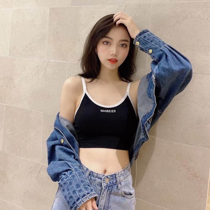 Áo Bra Nữ, Bra Tập Gym Cotton 2 Dây, Áo Ngực Không Gọng Nâng Ngực Nhẹ ZANA BRA B536