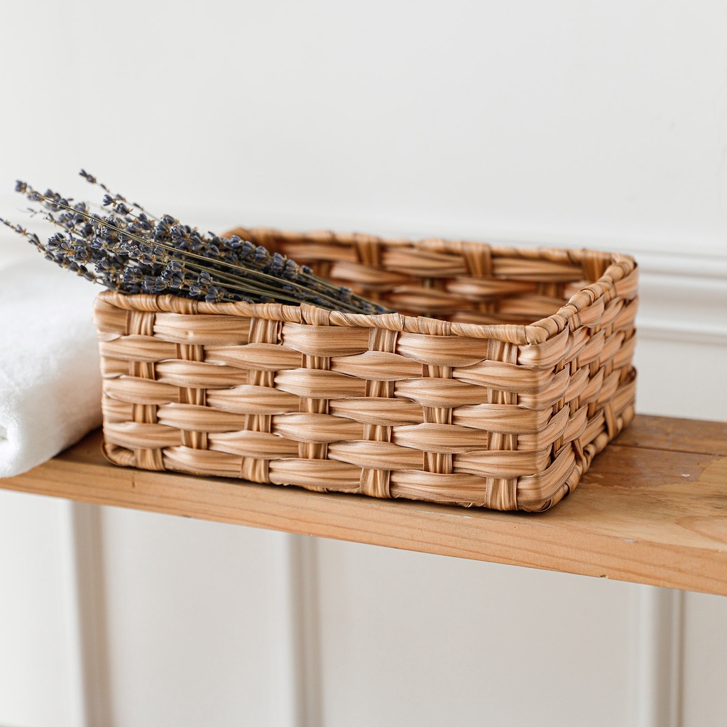 Giỏ đựng đồ đa năng 2023 BAMBOOO ECO rổ đan dụng cụ nhà bếp , sắp xếp nhà cửa decor phù hợp mọi phong cách xuất Nhật