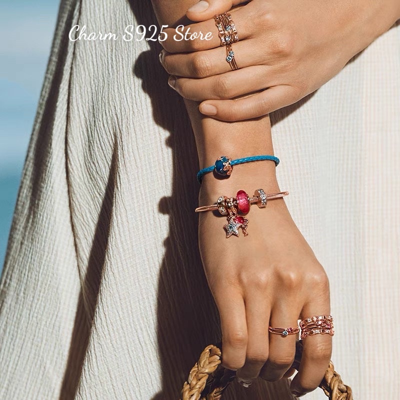 charm pan treo bảng clapper board bạc s925 cap cấp