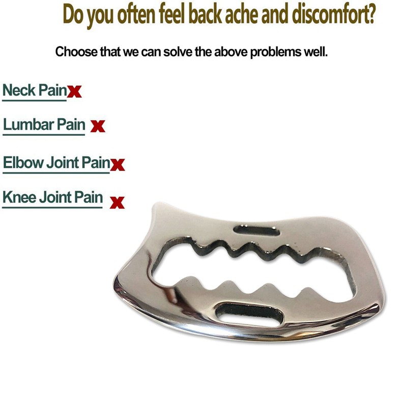 Dụng cụ massage cơ thể bằng thép không gỉ tiện dụng