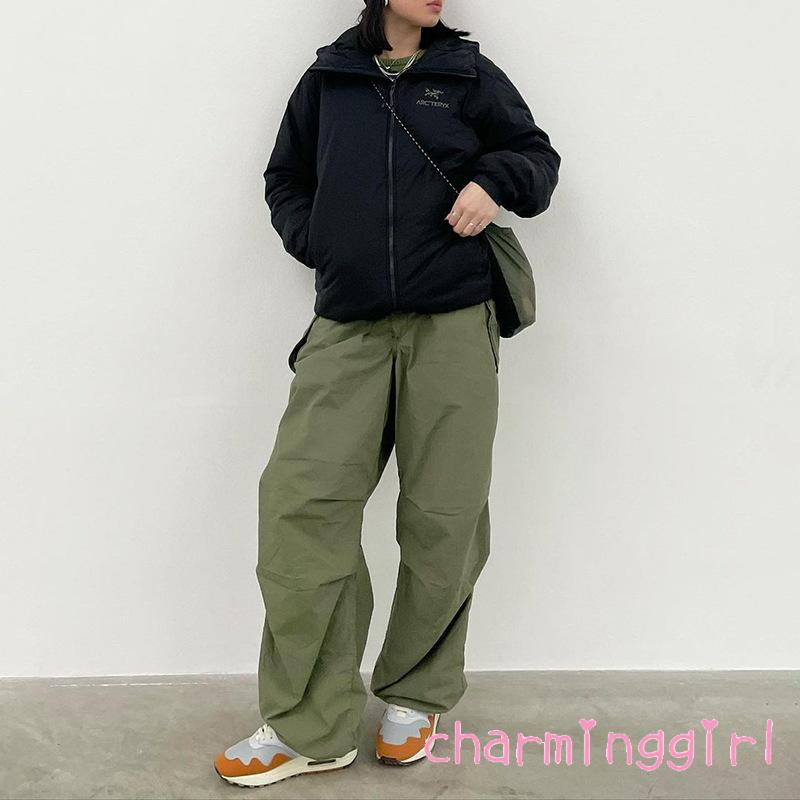 CHM-Women´s Casual Trousers with Elastic Waist Adjustable Drawstring Pocket Decoration Loose Clothing