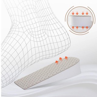 Cặp Lót Giày Nam, Nửa Bàn Chân giúp Tăng Chiều Cao, Giảm Đau Gót Chân - hickies lacing system