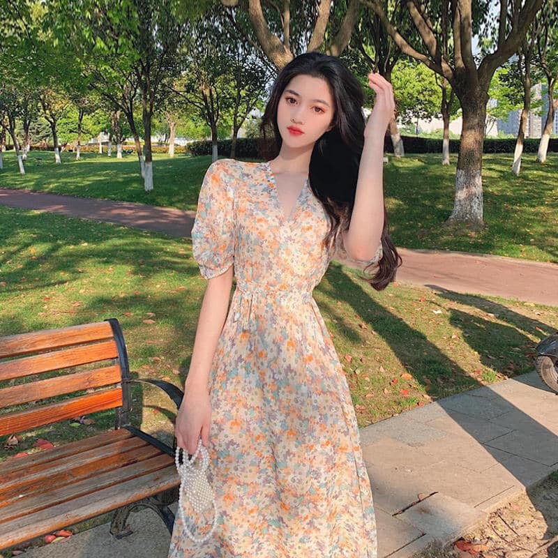 Đầm hoa kiểuD3 | BigBuy360 - bigbuy360.vn