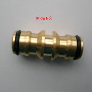 KHỚP NỐI NHANH 2 ĐẦU KHỚP GÀI BẰNG  ĐỒNG THAU - 555