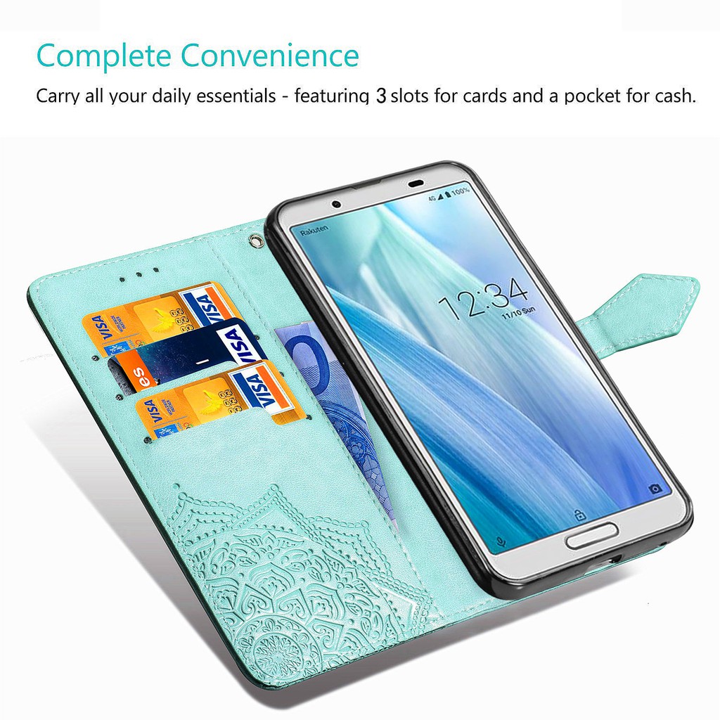 Bao Da Pu Có Ngăn Đựng Thẻ Tiện Dụng Dành Cho Asus Zenfone 2 Ze550ml / Ze551ml Rog Phone 3 Zs661ks Zenfone 7 Zs670ks Zenfone 4 Max Zc554kl