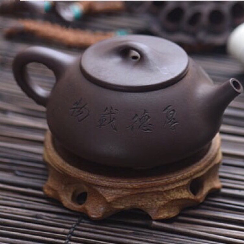 Đôn Tầu gỗ Gụ--vân cực đẹp, hàng đục tay- để ấm trà, chậu bonsai, tượng gốm. | BigBuy360 - bigbuy360.vn