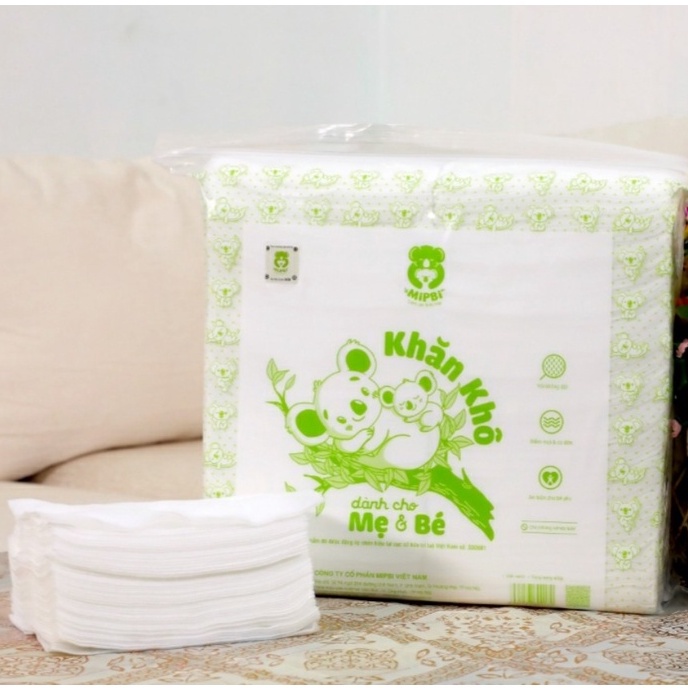 Khăn vải khô đa năng Mipbi 260g, 300g, 400g, 500g, 600g, 900g (15x20cm)