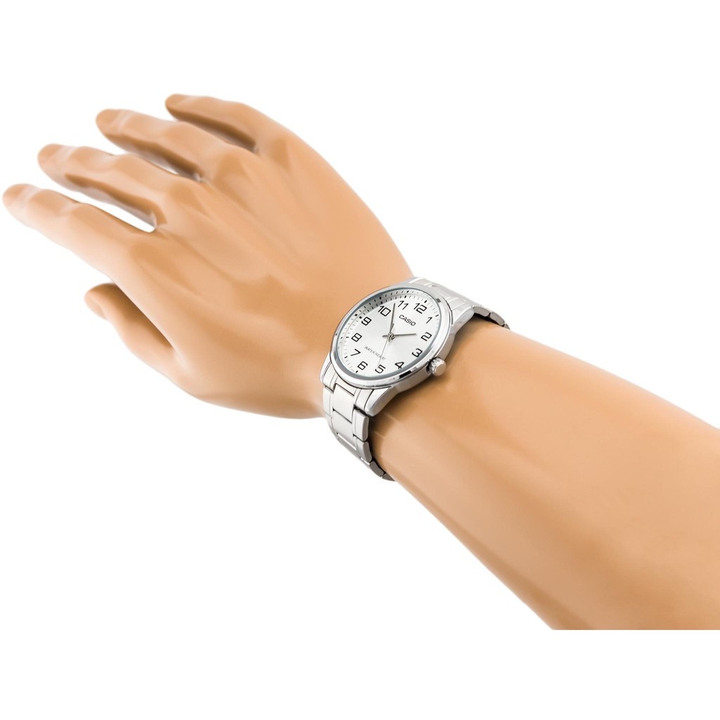 Đồng hồ nam dây kim loại chính hãng Casio MTP-V001D-7BUDF
