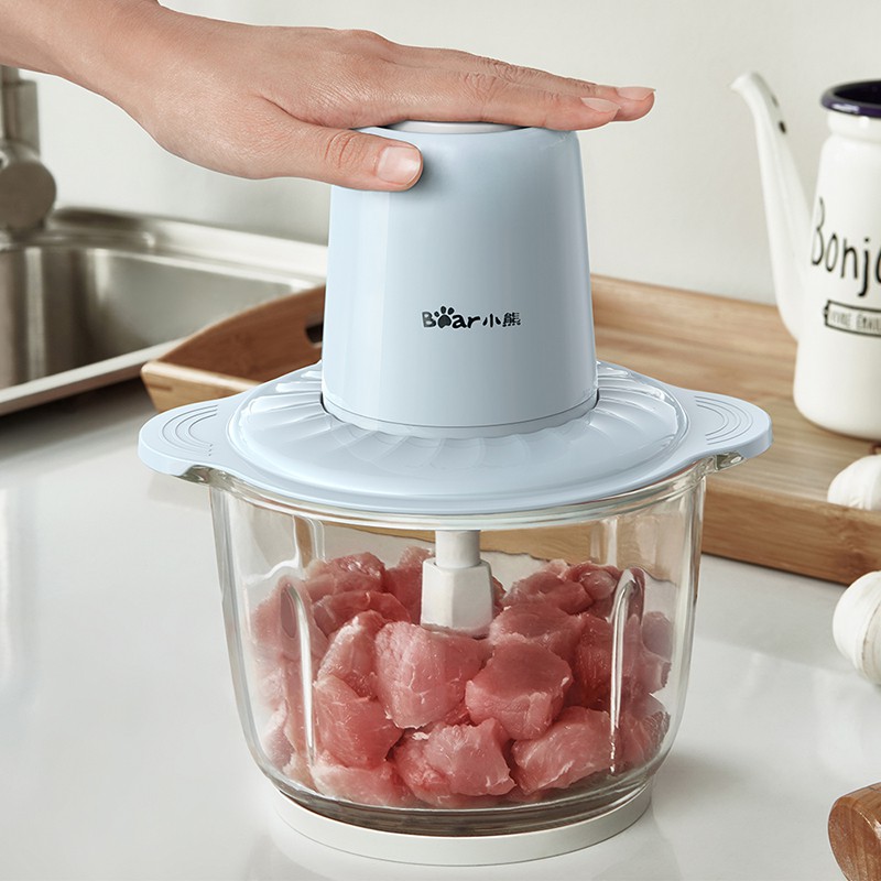 Máy xay thịt / rau củ quả BEAR QSJ-C03B1 bằng thép không gỉ 300W 2L