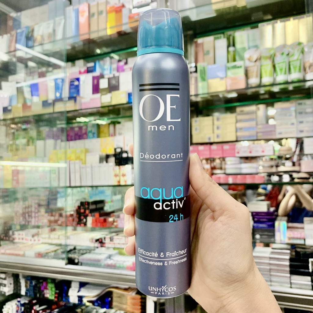 Xịt khử mùi nước hoa OE Nam khô thoáng ngăn tiết mồ hôi hương thơm nam tính Linh Giang chính hãng