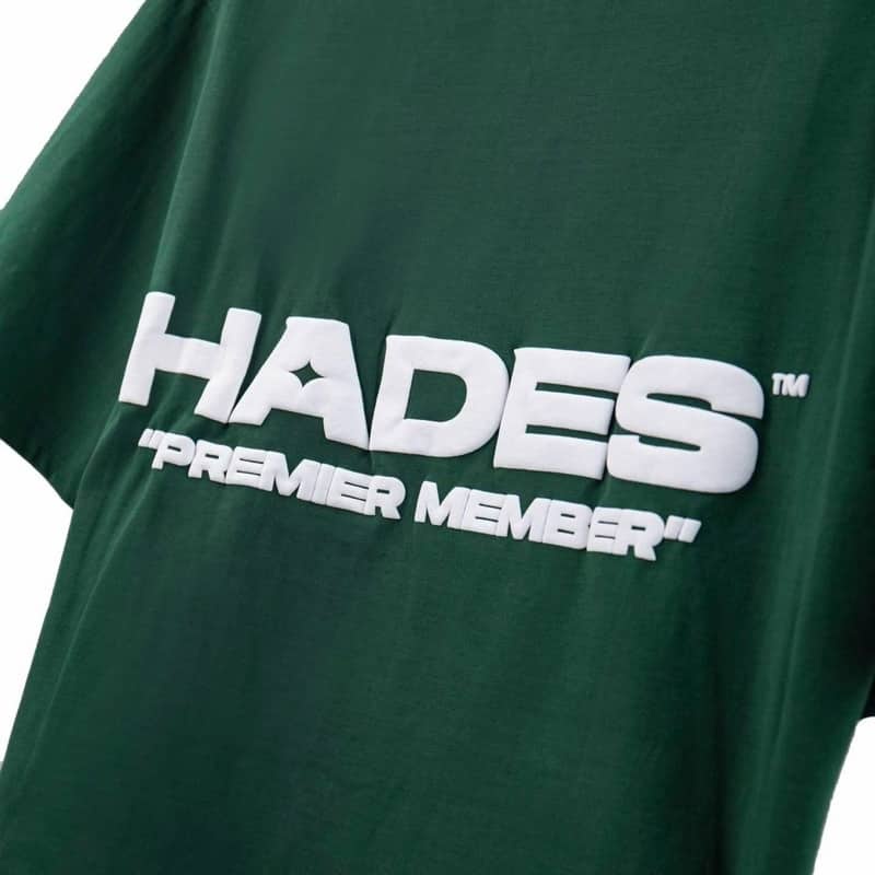 Áo Thun Tay Lỡ Unisex HADES PREMIER màu XANH LÁ /Nam nữ unisex/ Áo phông cổ tròn form rộng Jaystoree2