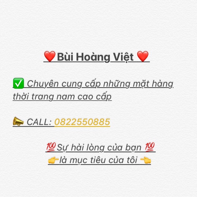 Hoàng Việt ( Man’s fashion ) ❤