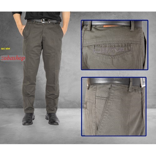 QUẦN DÀI KAKI TRUNG NIÊN CHẤT VẢI IN SỌC - KAKI IN SỌC CAO CẤP #8