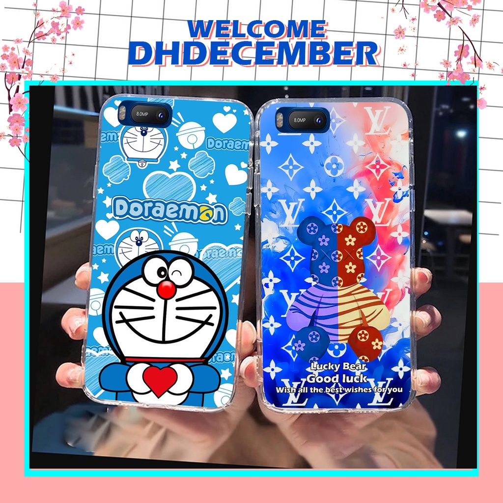 Ốp lưng Vsmart BEE  in hình gấu K@ws, gấu nâu, dor@emon RẺ- ĐẸP- BỀN