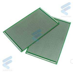 [Nhập MANM10K Giam 10k]FR4 PCB Hàn Test Board 9x15cm Phủ Xanh