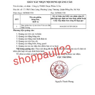 thực phẩm chức năng ích thận vương