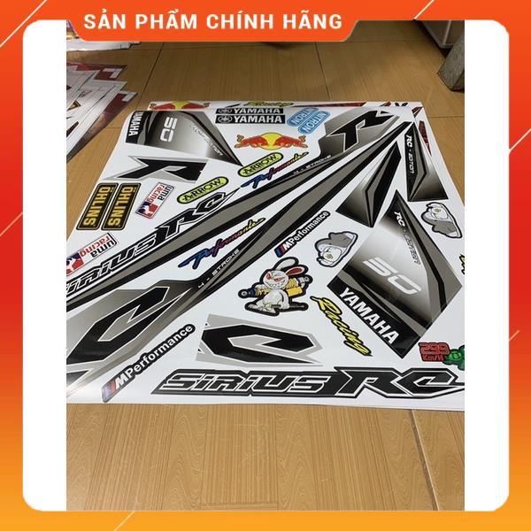 Tem sirius 50 xám đen cao cấp - không bay màu