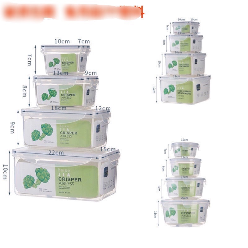 Hộp đựng thực phẩm -Đựng thức ăn Nhựa Cao Cấp Để Tủ Lạnh Giữ Nhiệt