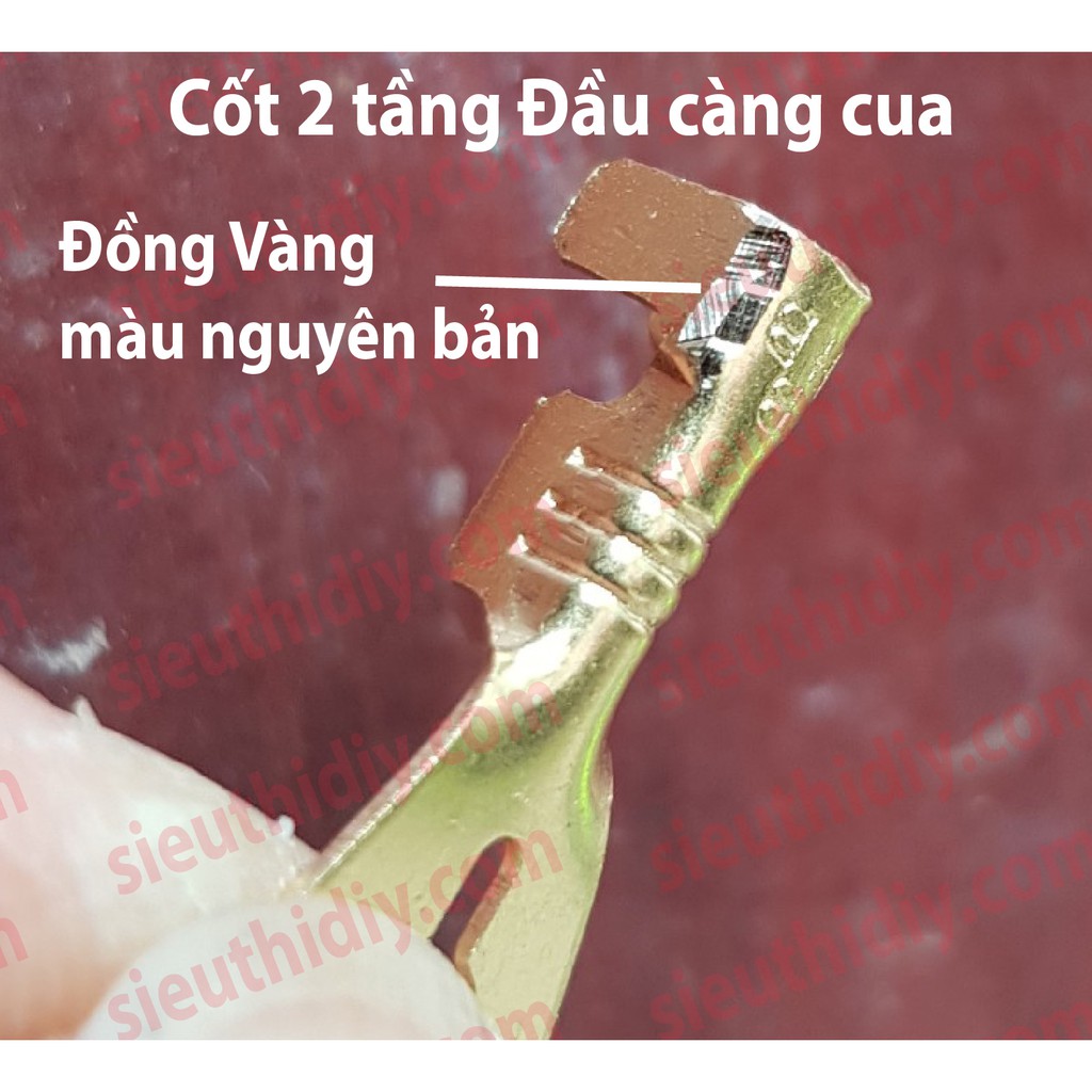 Cos càng cua 2 tầng 4-8mm bằng Đồng (gói)