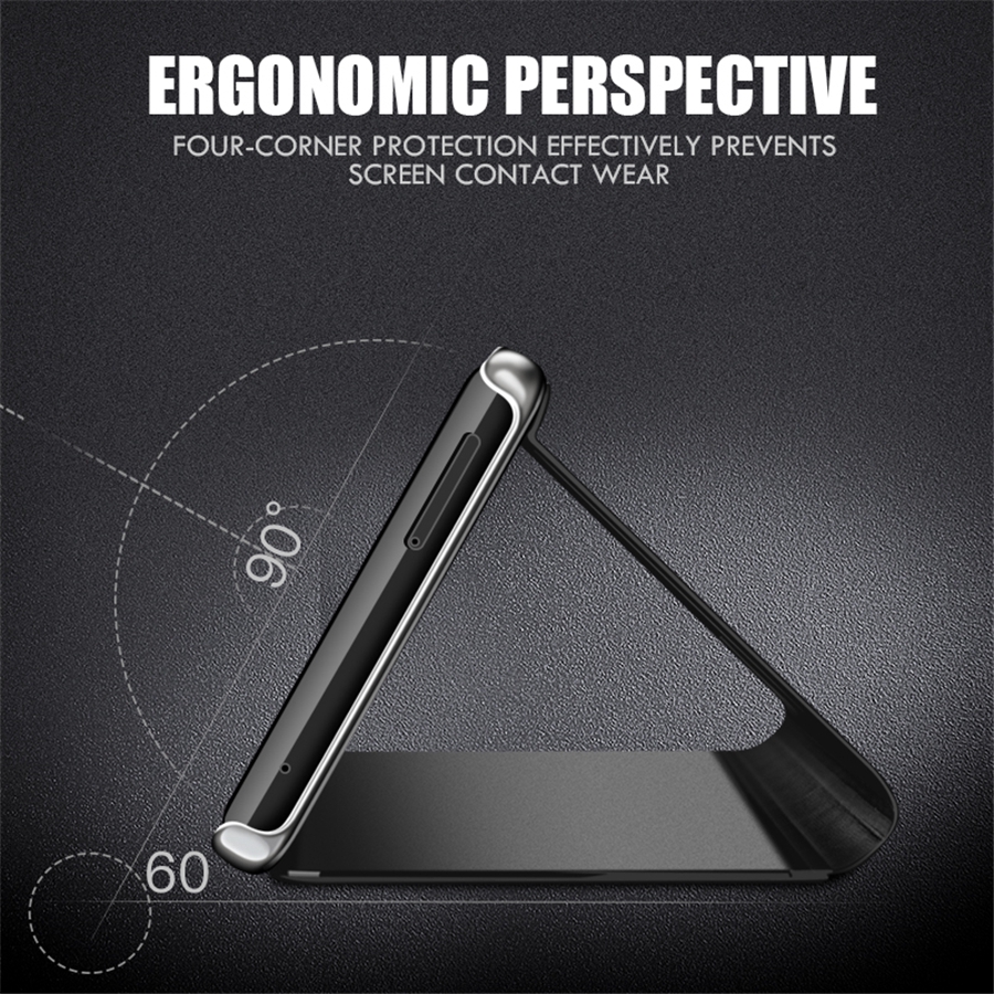 For samsung a41 case Smart Mirror Flip Case For samsung Galaxy a41 a 41 a415F sm-a415F a415 Stand book phone Cover coque fundas