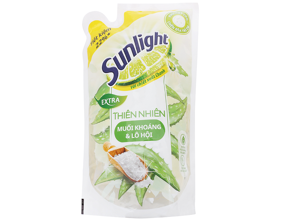 Túi nước rửa chén Sunlight Thiên Nhiên 750g (Trắng)