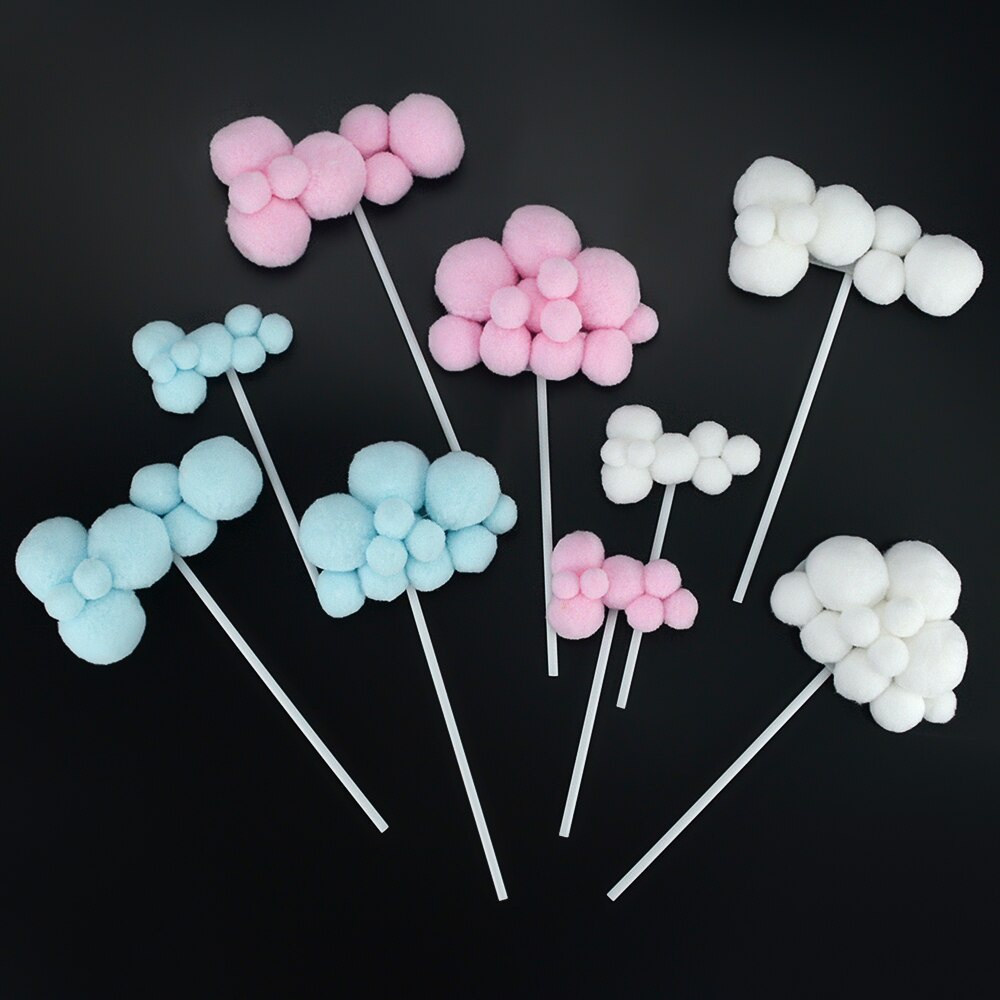 Phụ Kiện Trang Trí Bánh Kem Hình Khinh Khí Cầu Hoạt Hình Dễ Thương