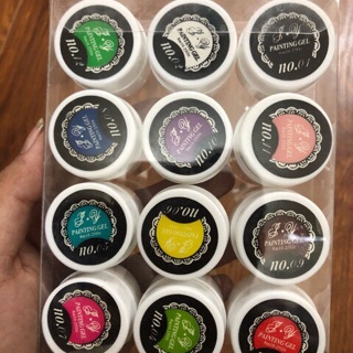 Set gel vẽ 12 màu