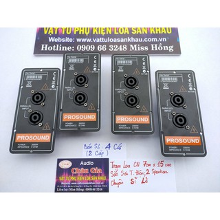 Trạm loa bằng sắt 7cmx15cm 4 cái Audio Châu Gia