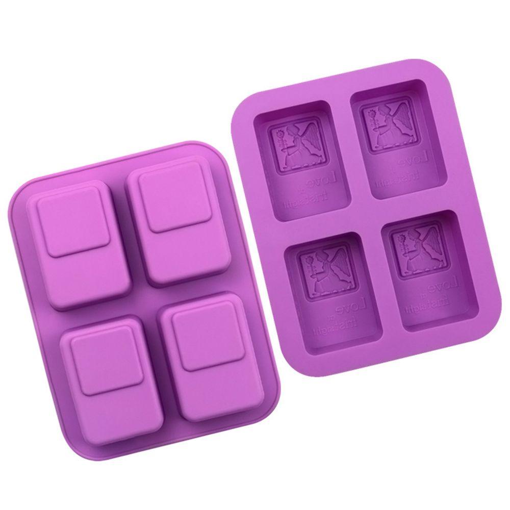 Khuôn Làm Xà Phòng Handmade Silicone 3D 4 / 6 Ô Hình Bông Tuyết