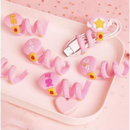 Dây quấn gọn sạc,tai nghe Siêu Dễ Thương