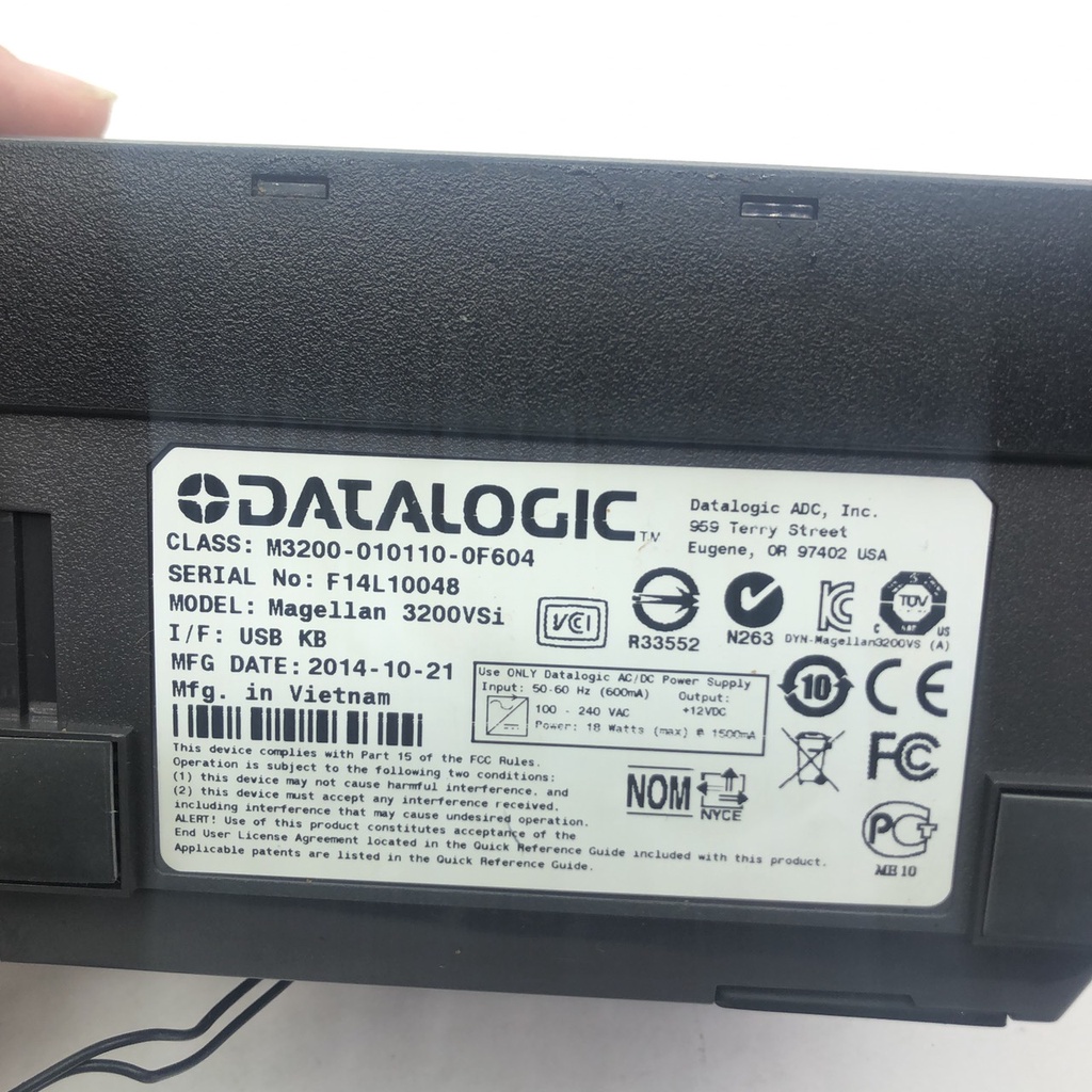 Máy quét mã vạch đa tia 1D Datalogic 2200VS lướt qua là nhận mã vạch