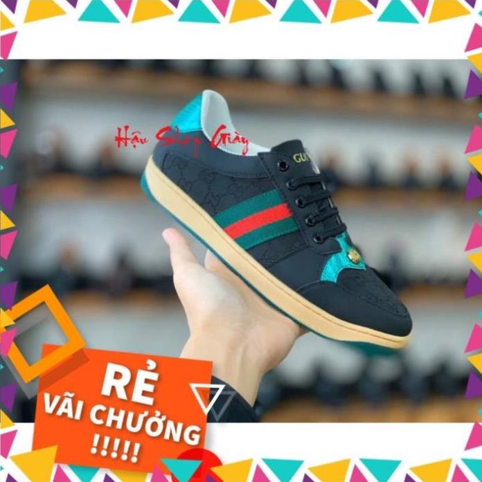 Giày 𝐆𝐮𝐜𝐜𝐢 𝐒ơ𝐧 𝐓ù𝐧𝐠 - Giày thể thao GG 3 vạch hàng đẹp cực chất đủ size giá rẻ hàng vip HSG | BigBuy360 - bigbuy360.vn