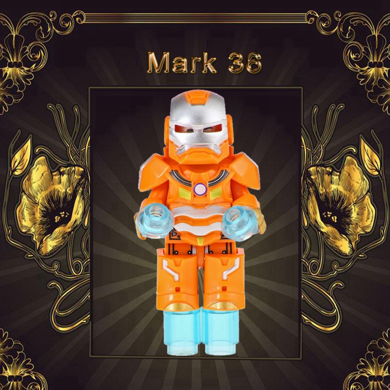 Đồ Chơi Lắp Ráp Mô Hình Nhân Vật Iron Man Stan Lee War