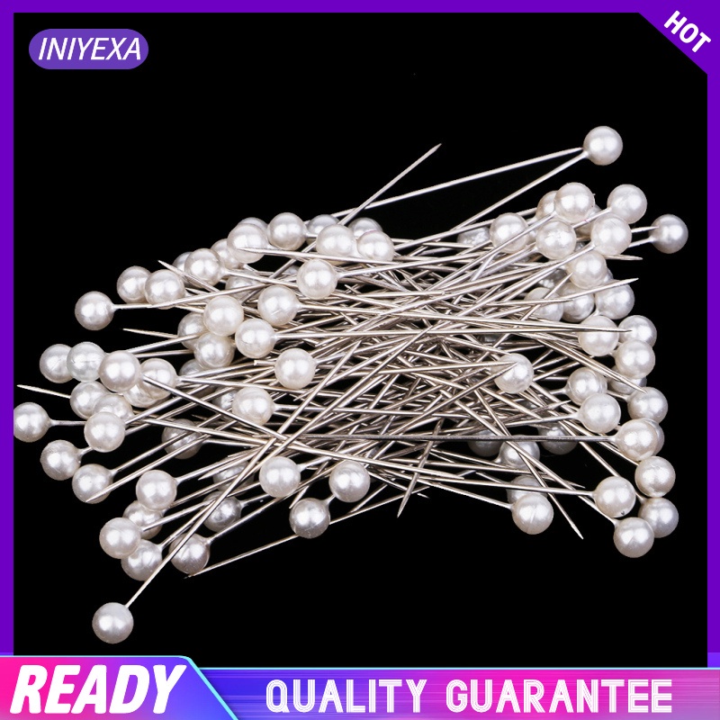Set 100 Kim Ghim Đính Ngọc Trai Dùng Trang Trí Bó Hoa Cưới