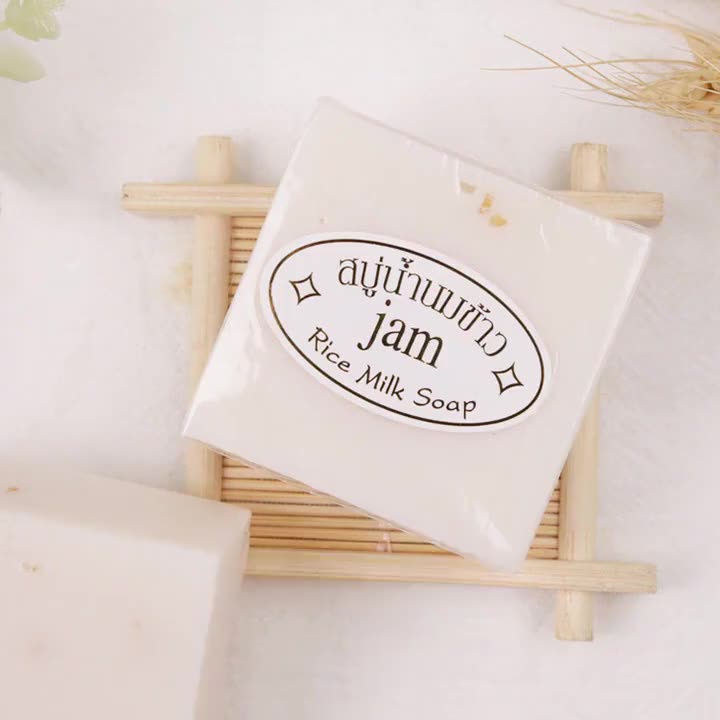 Bánh XÀ PHÒNG GẠO thái lan dưỡng trắng da (1 cái)