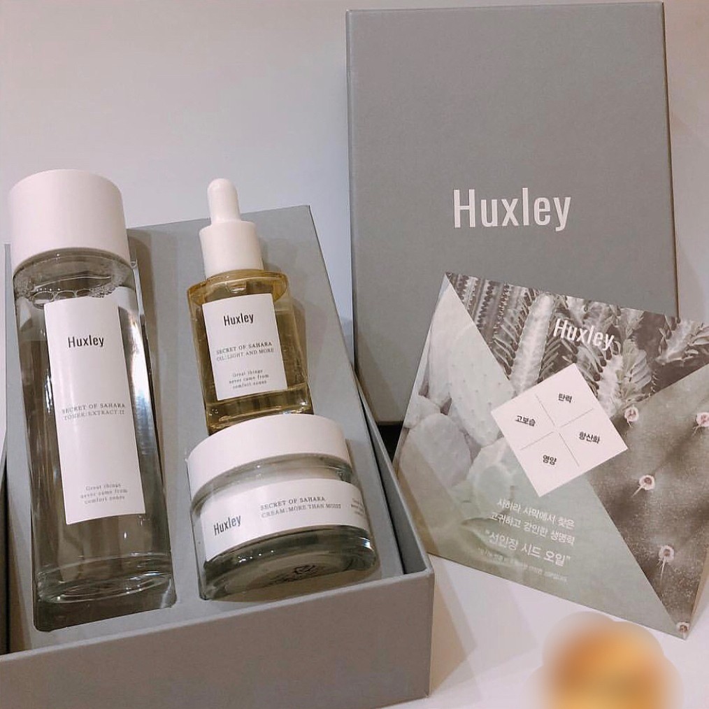 Bộ Sản Phẩm Dưỡng Ẩm Chống Lão Hóa Huxley Extra Moisture Trio Set | BigBuy360 - bigbuy360.vn