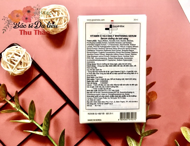[Mã COS1904 giảm 8% đơn 300K] SERUM VITAMIN C GOODNDOC 16.5 SÁNG DA GIẢM THÂM TÀN NHANG 30mL | BigBuy360 - bigbuy360.vn