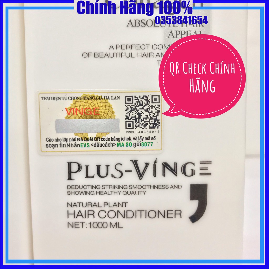 Dầu Gội đầu Collagen Vinge dầu gội giảm rụng tóc ngăn rụng tóc và phục hồi hư tổn 1000ml chính hãng, mỹ phẩm tóc yến nhi